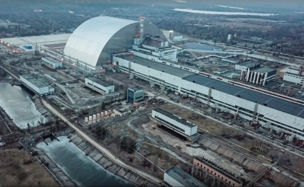 Usina nuclear de Chernobyl em Pripyat, Ucrânia, 07 de março de 2022.