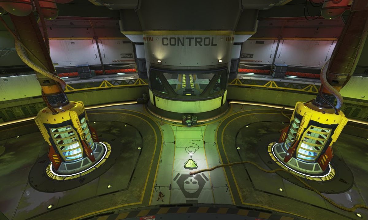 O novo mapa de controle do Apex Legends inclui este local dentro do Caustic's Lab.
