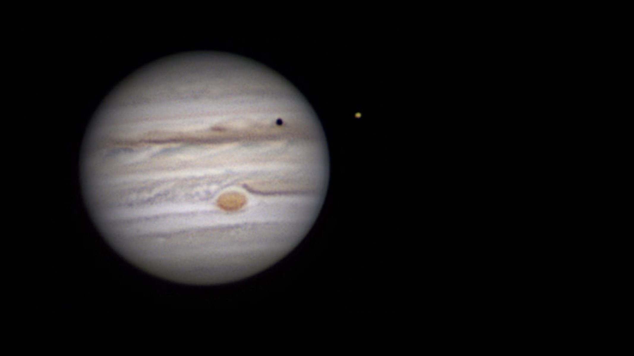 Imagem de Júpiter tirada pelo Telescópio Avançado Celestron