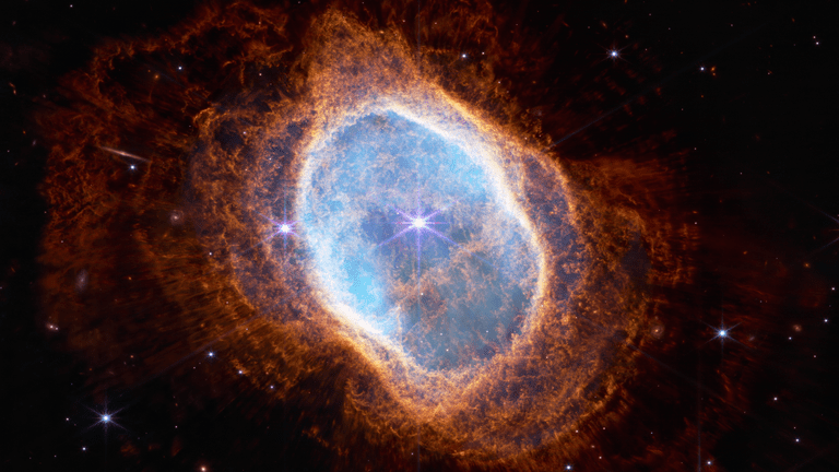 A Nebulosa do Anel Sul (imagem NIRCam) por James Webb Telescope