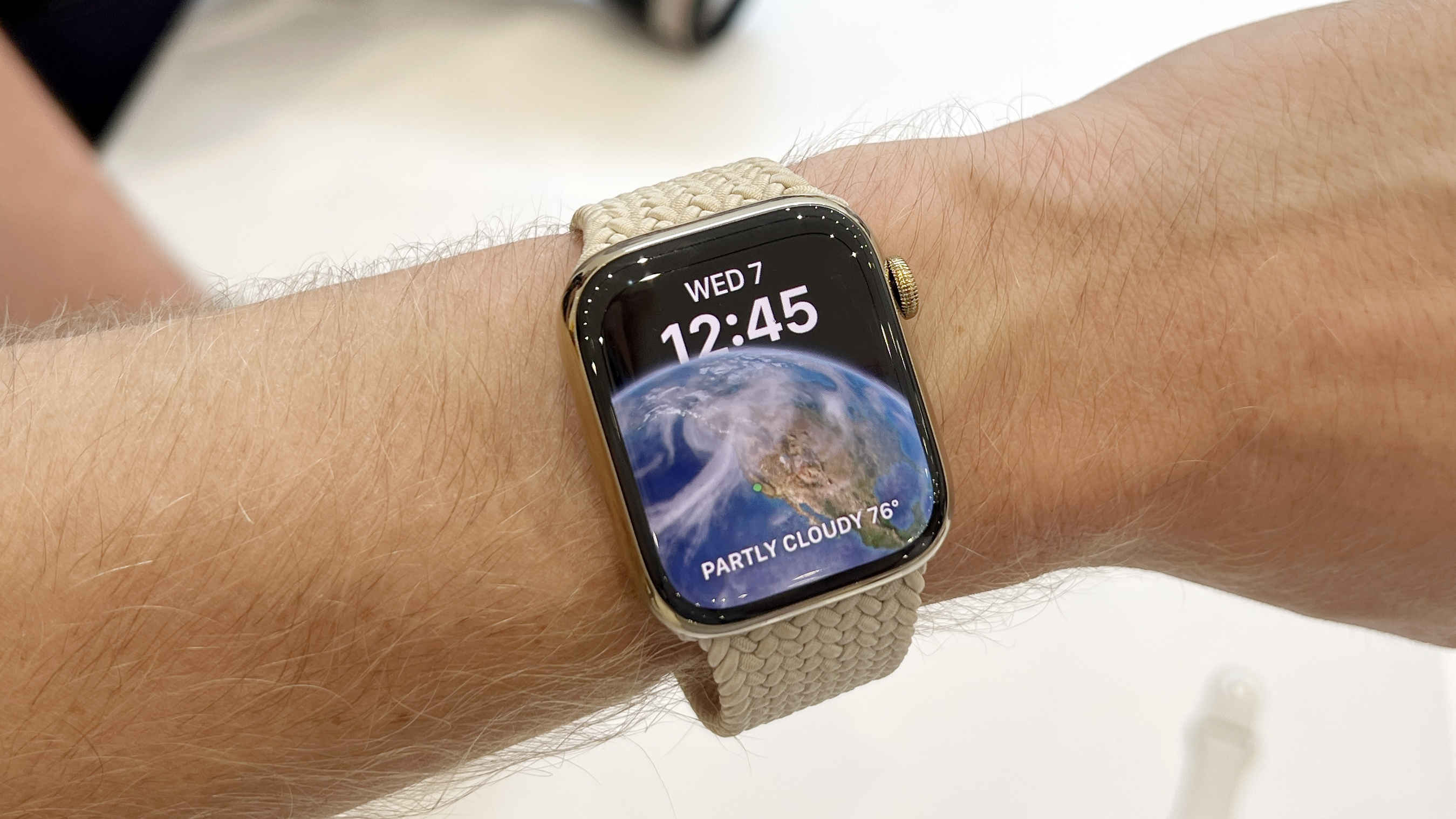 Imagens do Apple Watch 8 no lançamento