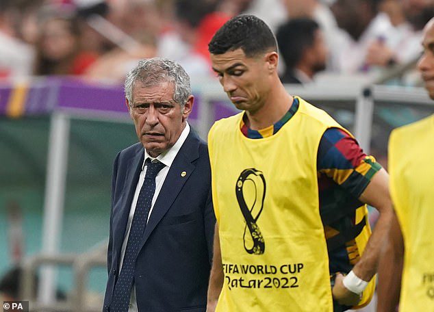Ronaldo ficou no banco nas duas eliminatórias dos portugueses na Copa do Mundo no Catar