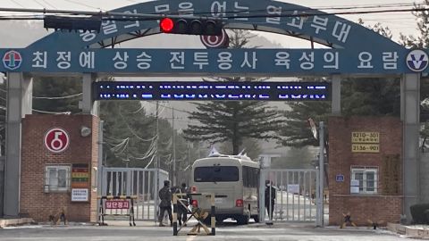 A base militar em Yeoncheon, Coreia do Sul, em 13 de dezembro de 2022.